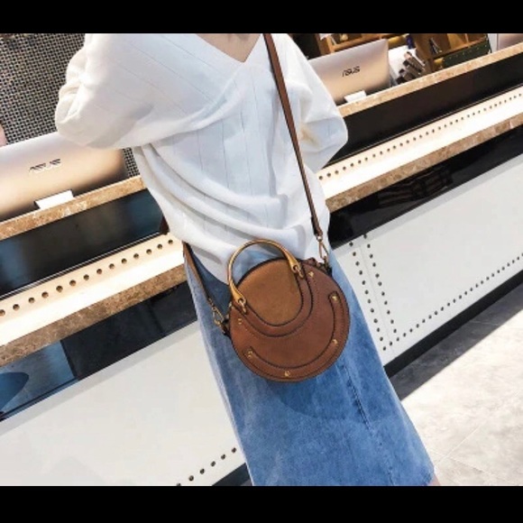 🆒🆕Circle crossbody handbag,Vintage style - Picture 4 of 4